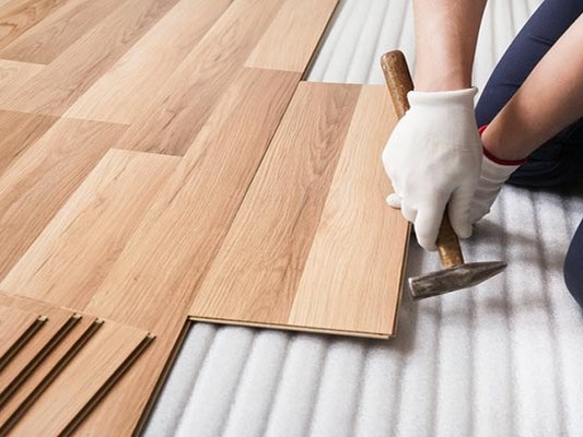 New flooring installation for a Central Arkansas home