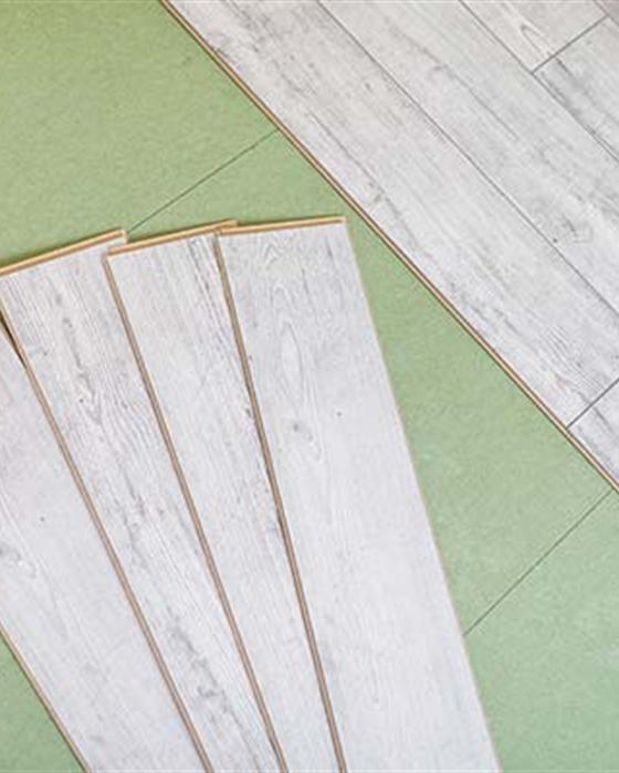 Laminate flooring installation for a Central Arkansas home