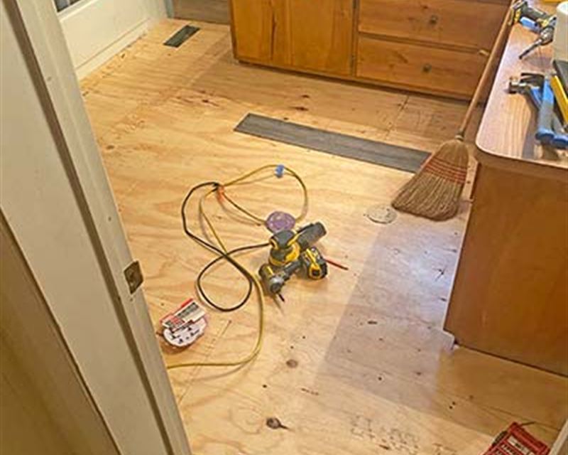 Full home remodel transforming a room in Central Arkansas